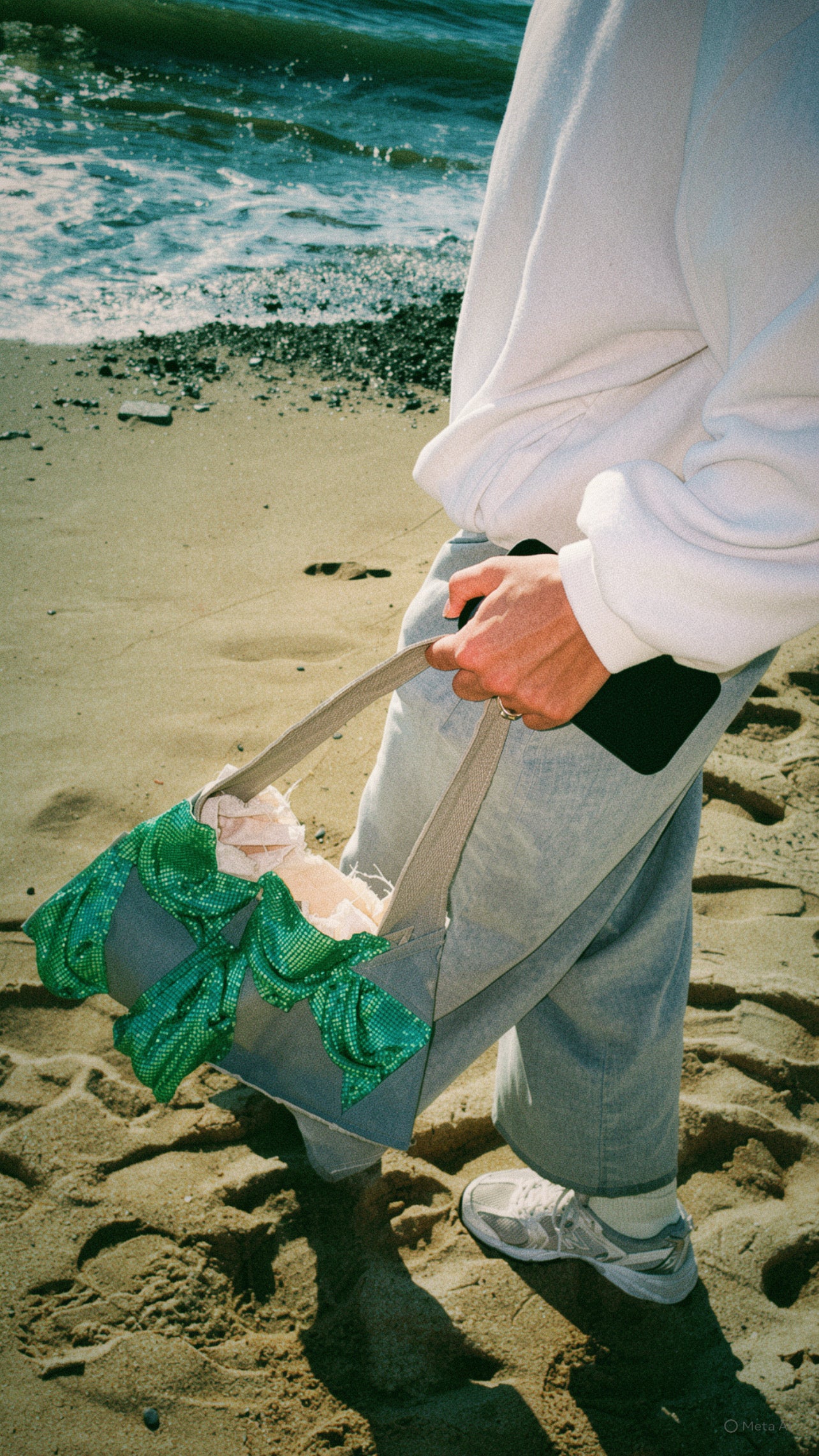 Green Crystal Bag