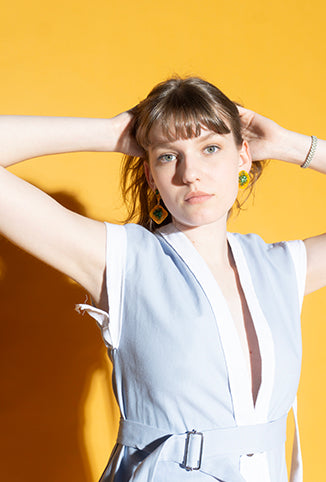 BLUE CANVAS DRESS - EL MAR
