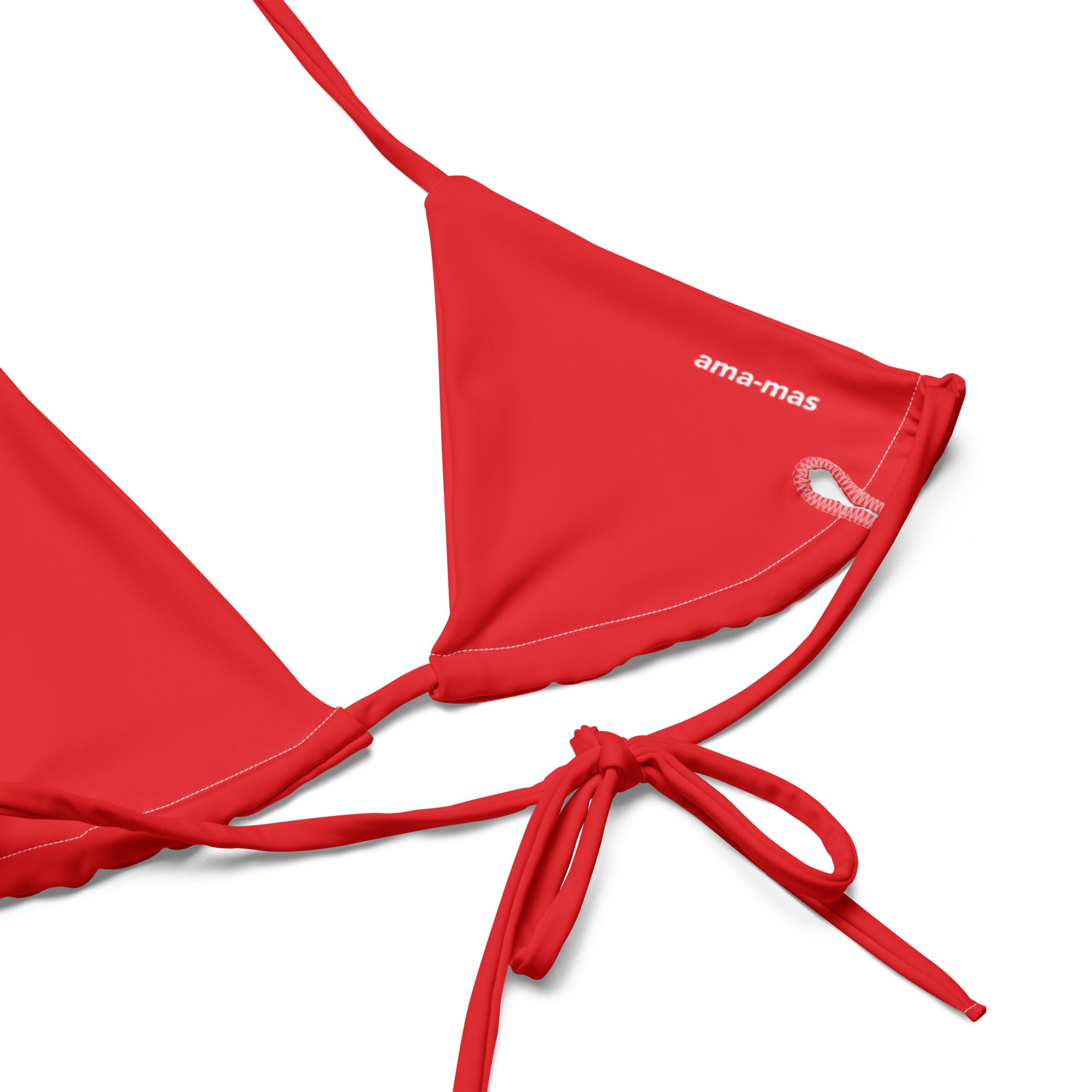 String Bikini Red